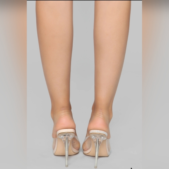 Fashion Nova Lucite Of You Mule Pump - Clear - Picture 5 of 10